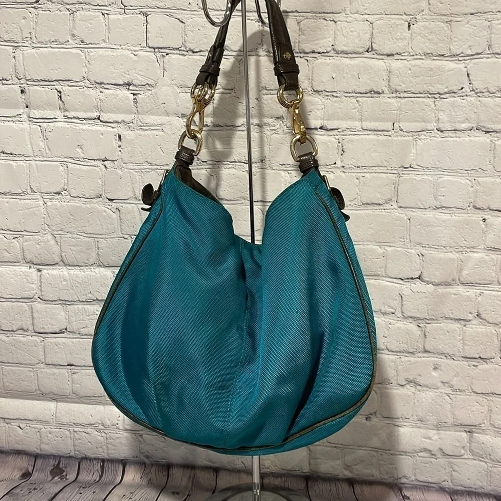 JPK PARIS 75 Teal hobo bag